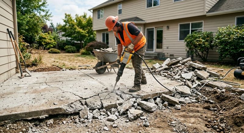 Concrete Slab Demolition Service